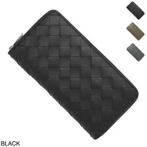 Bottega Veneta Intrecciato Zip Around Wallet Coin Purse